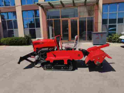 Ride-on Crawler Rotary Tiller
